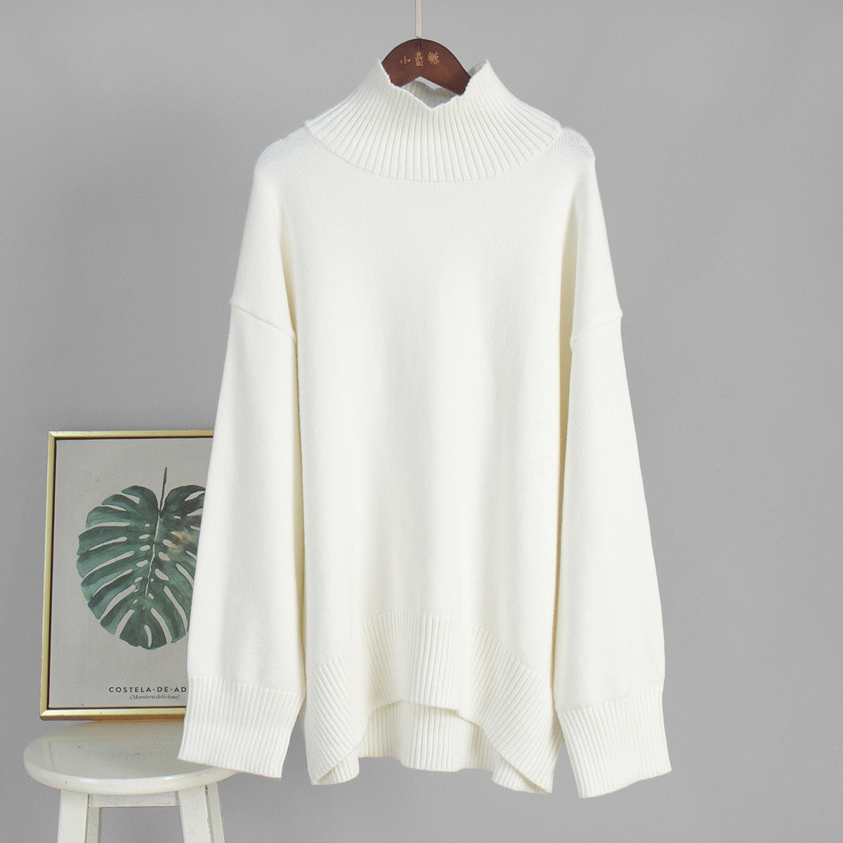 Stylish Turtleneck Knitted Sweater for Women