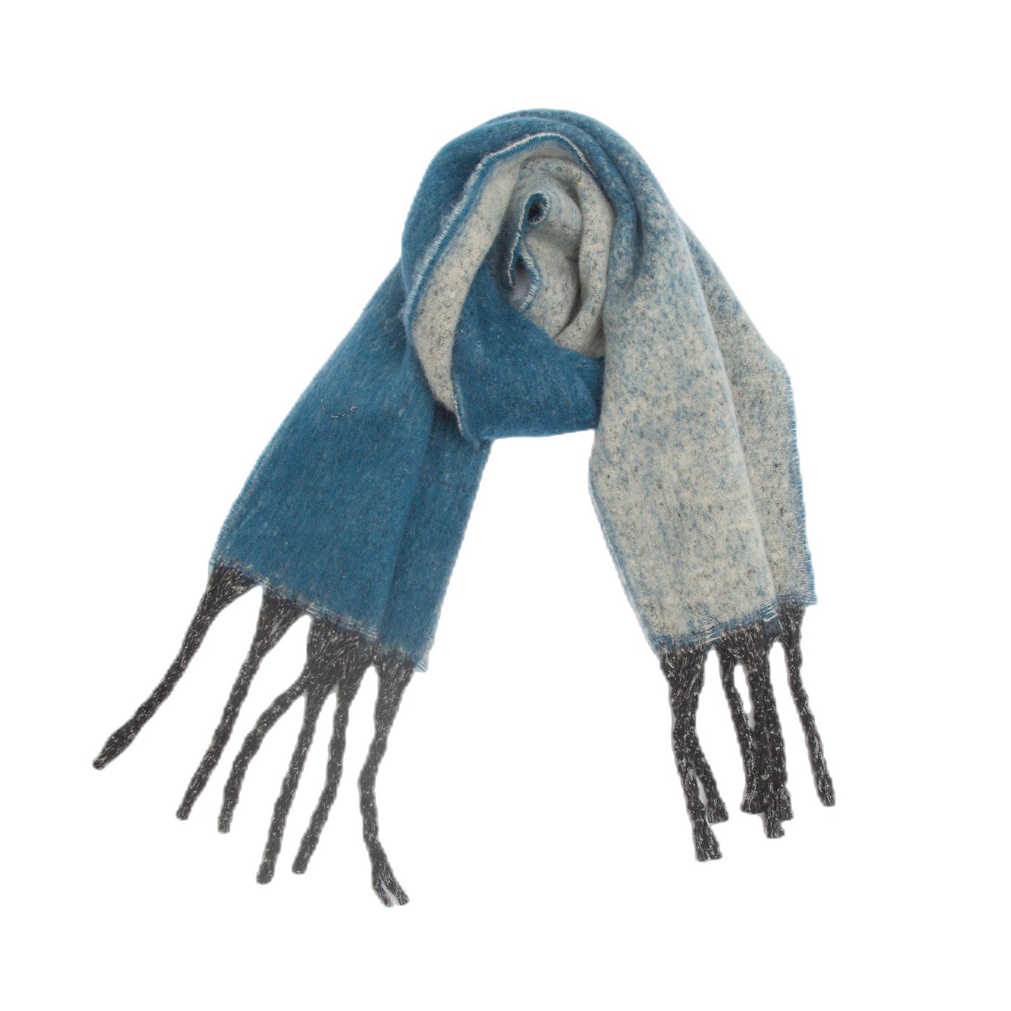 Gradient Color Tassel Scarves