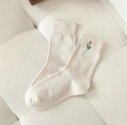 Rufia - Tulip Pattern Socks