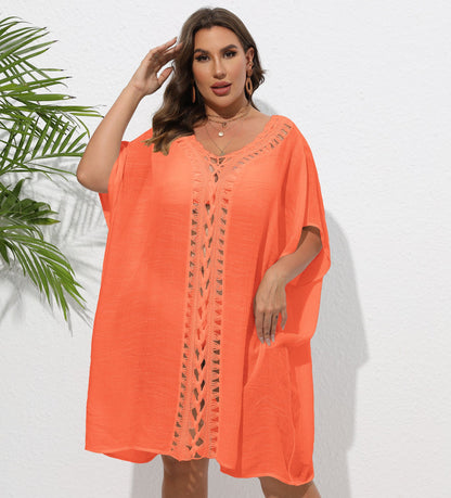 Women'S Bohemian Maxi Dress Loose Beach Cover-Up