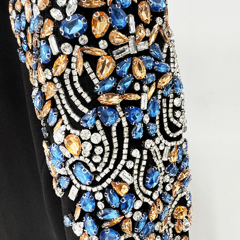 Beaded Embellished Long Sleeve Dress