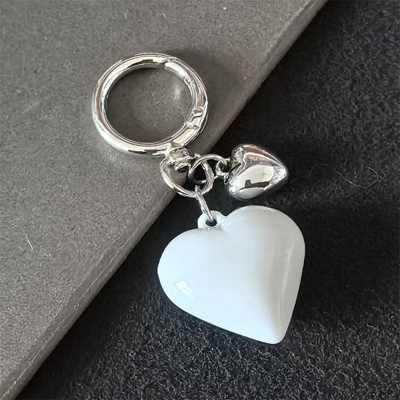 Simple Candy Color Love Bag Charms