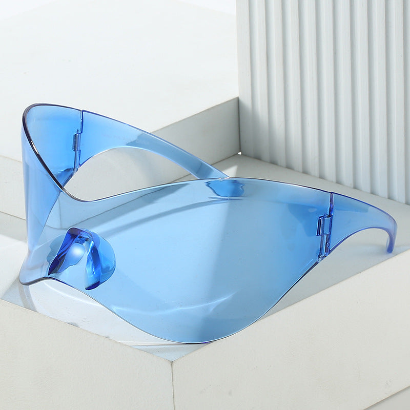 Trendy Y2K Frameless Sunglasses Unisex UV400 Protection