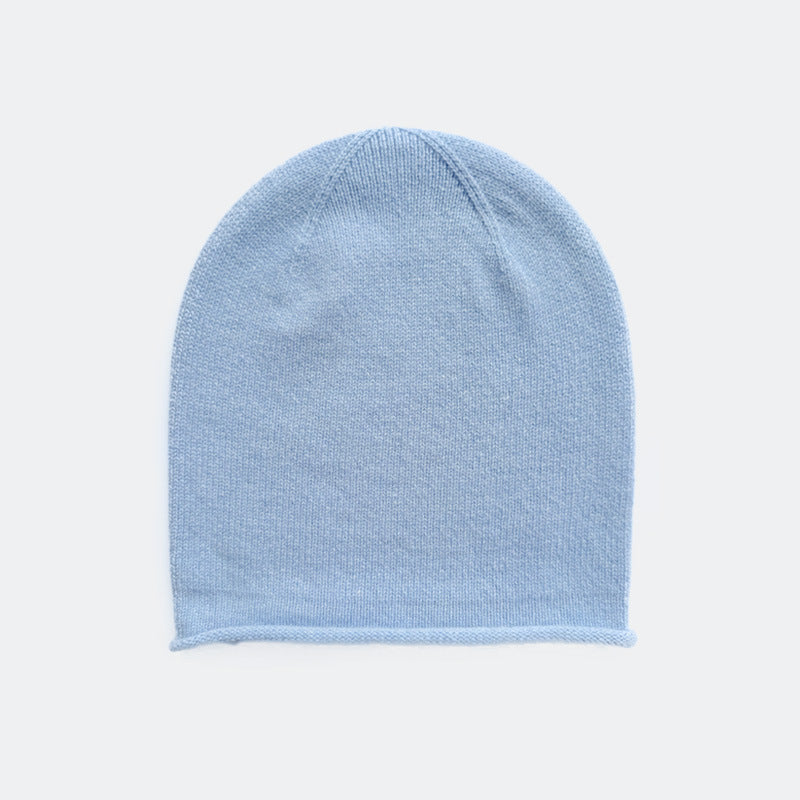 Trendy Solid Color 100% Australian Wool Knit Beanie