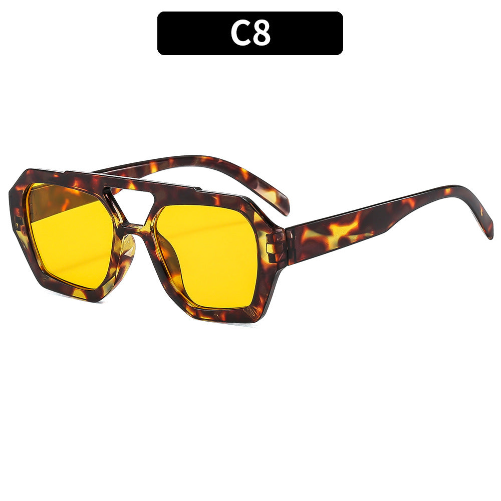 Trendy Pilot Sunglasses with UV400 Protection