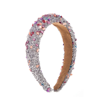 Exaggerated Baroque Style Colorful Crystal Headband Hair Accessories