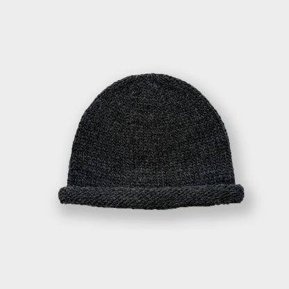 Solid Color Knitted Wool Beanie Hat for Men and Women
