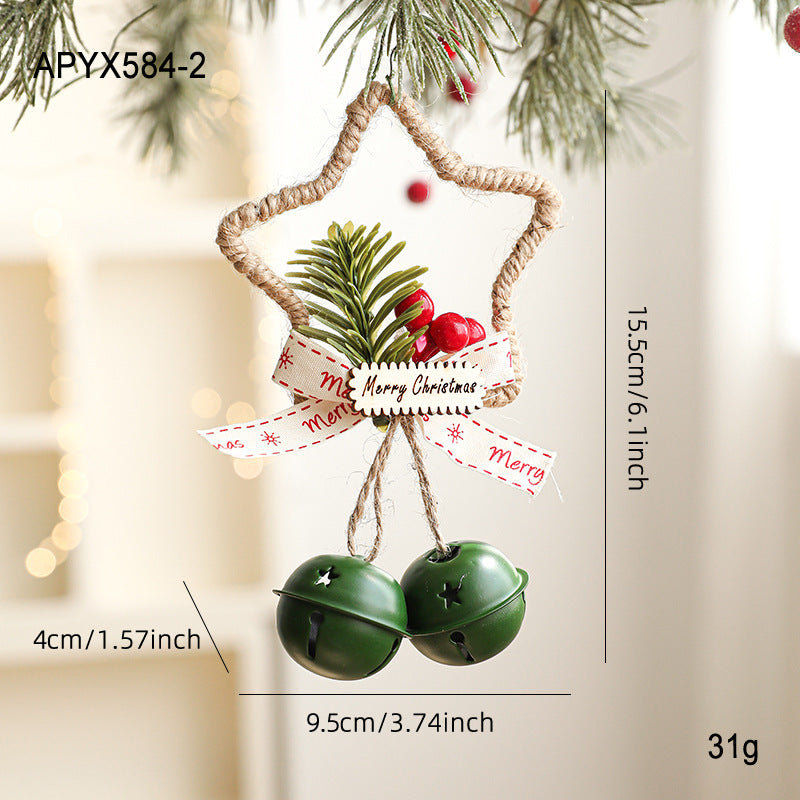 Star Jingle Bell Handmade Christmas Hanging