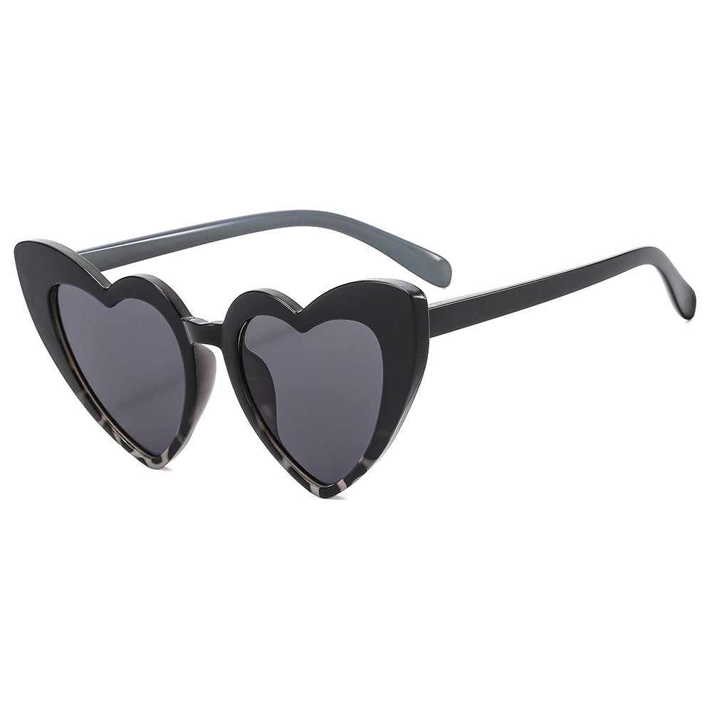 Colorful Heart-Shaped Sunglasses for Family Fun