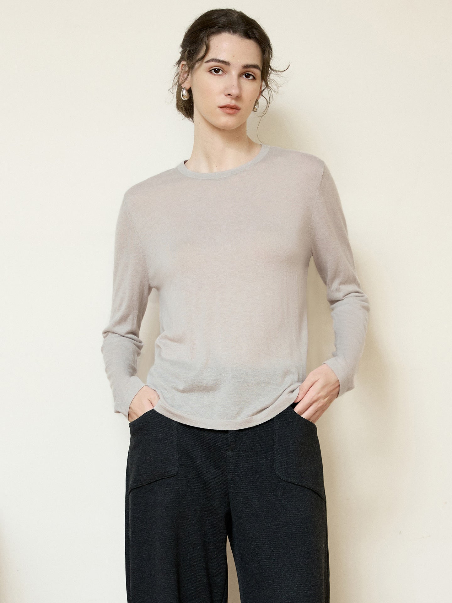 High-Quality Cashmere Blend Sweater for Women