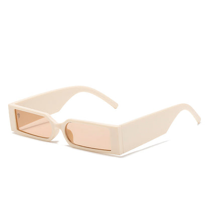 Trendy Rectangular Sunglasses for Women Fashionable Hip Hop Shades