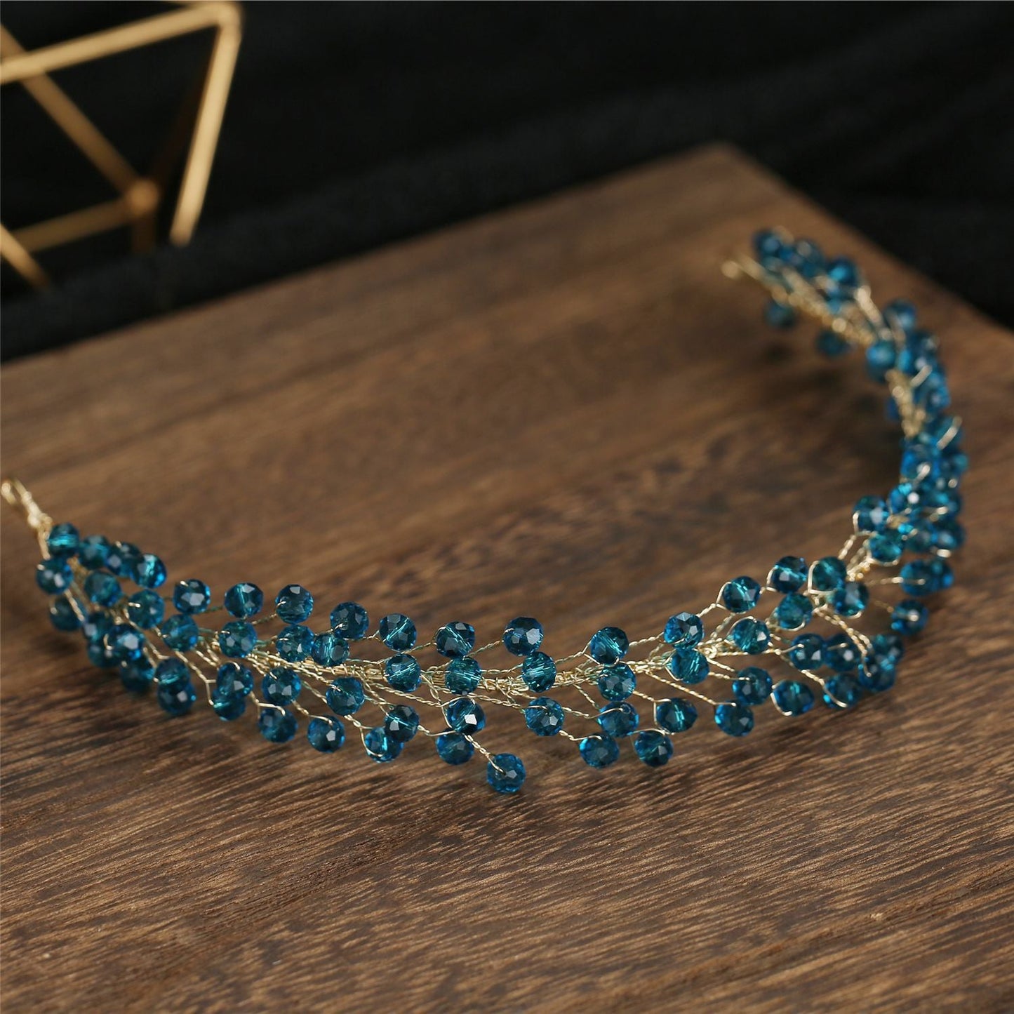Crystal Pearl Headband Hair Accessory for Weddings