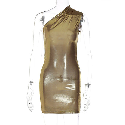 Elegant Sleeveless Bodycon Dress in Solid Colors