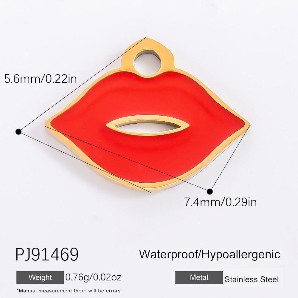 Fashionable DIY Jewelry Pendant Necklace Stainless Steel 18K Gold Plated