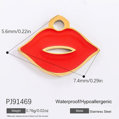Fashionable DIY Jewelry Pendant Necklace Stainless Steel 18K Gold Plated