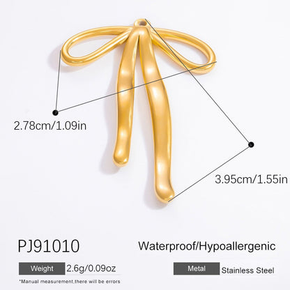 DIY Heart Butterfly Pendant Stainless Steel Jewelry Accessories