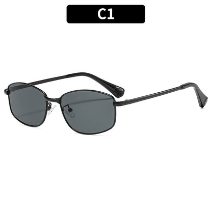 Metal Y2K Trendy Sunglasses Stylish UV400 Protection