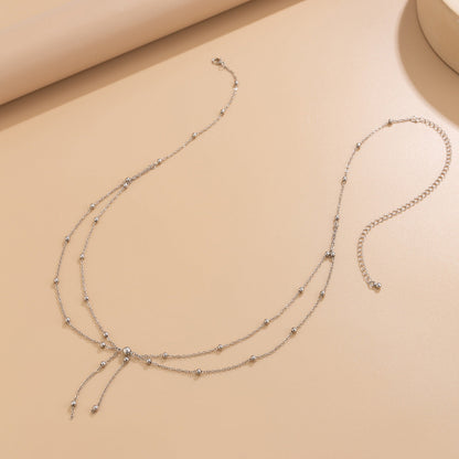 Trendy Double Layered Tassel Waist Chain