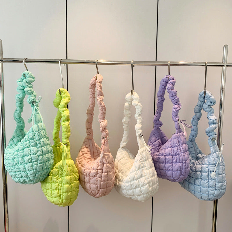 Trendy Nylon Cloud Bag Soft Casual Shoulder Bag