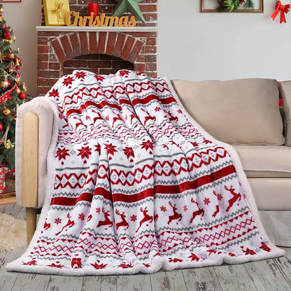 Soft Thickened Double Layer Lamb Plush Blanket
