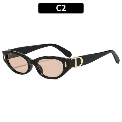 Trendy Retro Cat Eye Sunglasses UV400 Protection