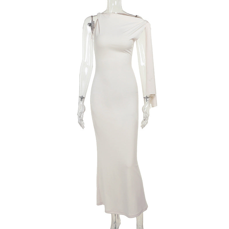 Seductive Bodycon Maxi Dress With Adjustable Straps
