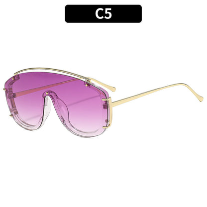 Trendy Oversized UV400 Sunglasses for Unisex Fashion