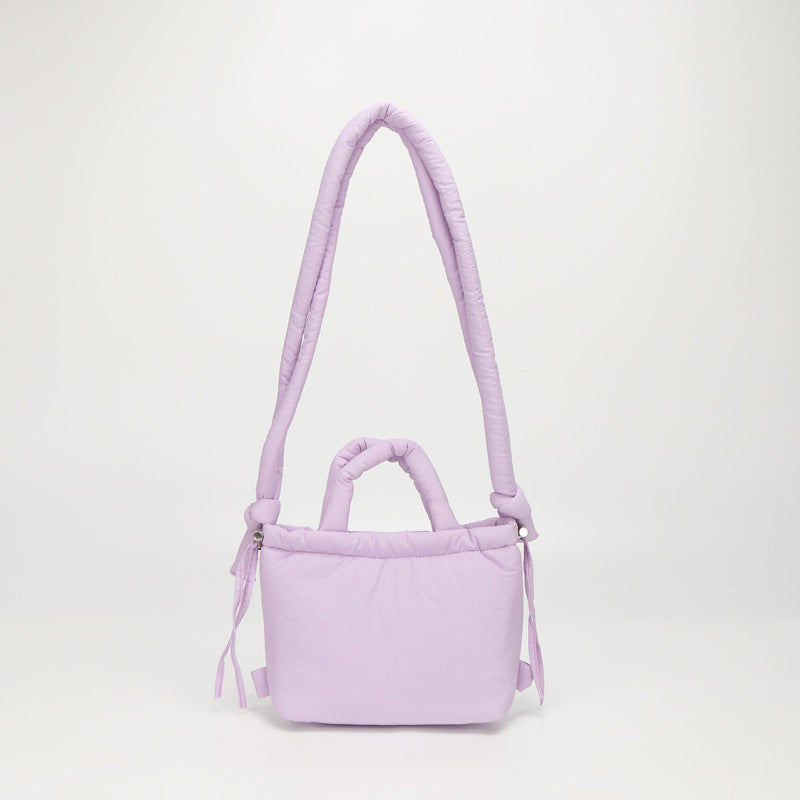 Lightweight Nylon Bucket Bag for Women