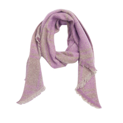 Vintage Jacquard Plaid Triangle Soft Scarf