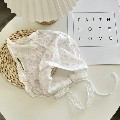 Haila - Farmhouse Romantic Floral Headscarf