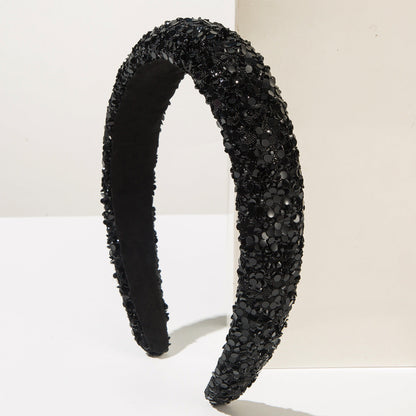 Dopamine Color Crystal Headband for Women - Chic and Versatile Hair Accessory