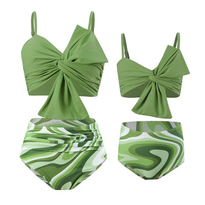 Family Beach Swimwear Set Uv Protection Swimwear