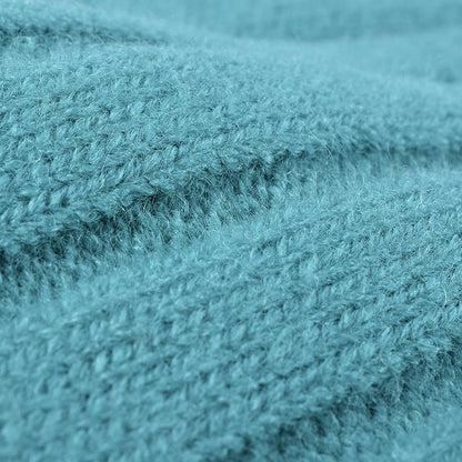 Simple Solid Color Thick Knit Beanie