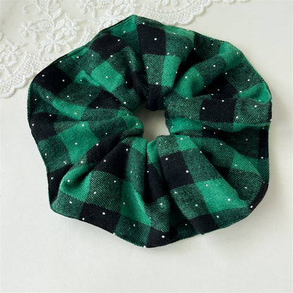 Christmas Classic Plaid Ponytail Holder Hair Tie