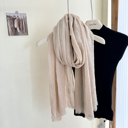 Scarvii - Colorful Pleated Waffle Scarf
