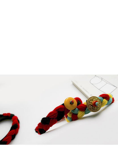 Tibetan-Style Jewelry Pressed Braids Headwear Ethnic Hair Hoop Hairline