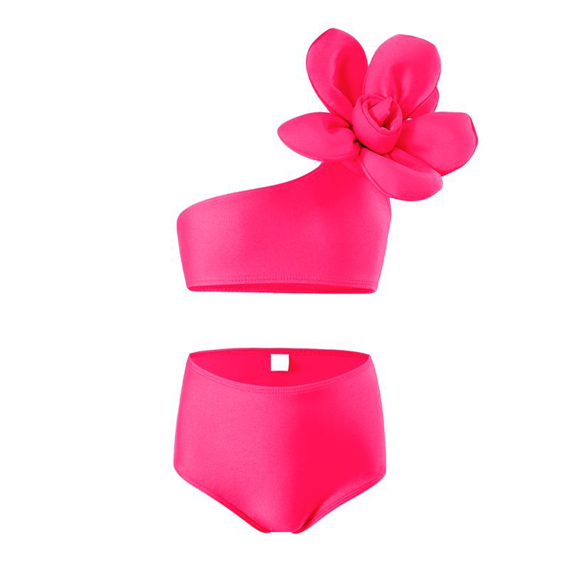 Kids' Two-Piece Swimming Suits With High Elasticity