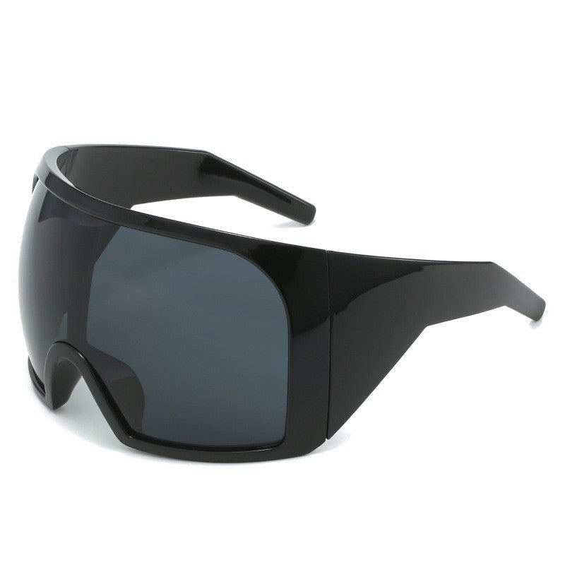 Futuristic Wraparound Sunglasses for Men and Women