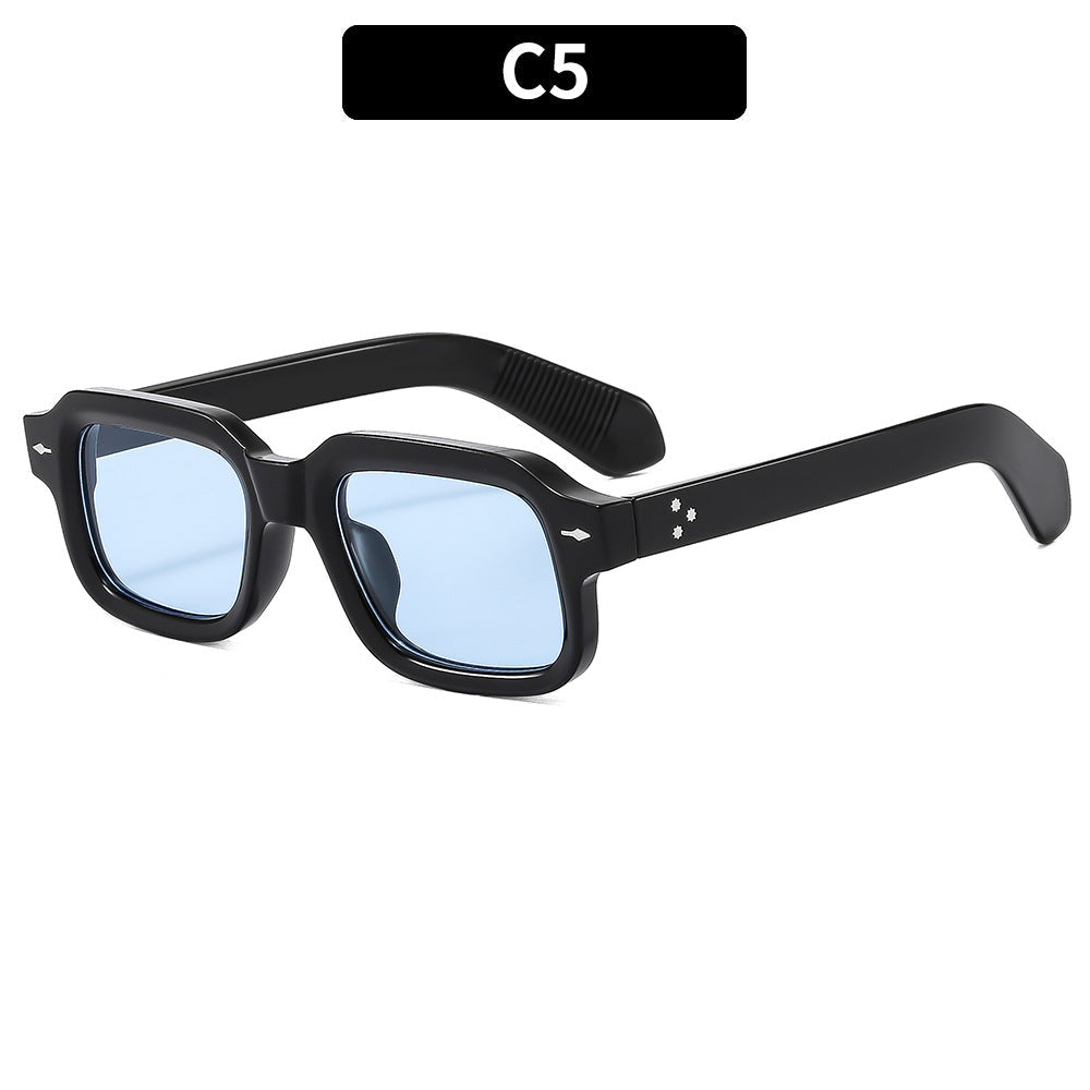 Fashionable Square Arrow Sunglasses Trendy Retro Unisex Shades