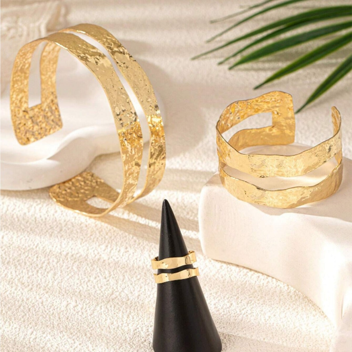 Irregular Simple Bracelet Set Arm Cuff