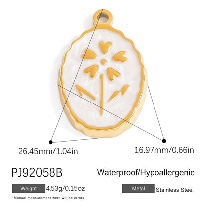 Bohemian Style Stainless Steel Beach Pendant Necklace