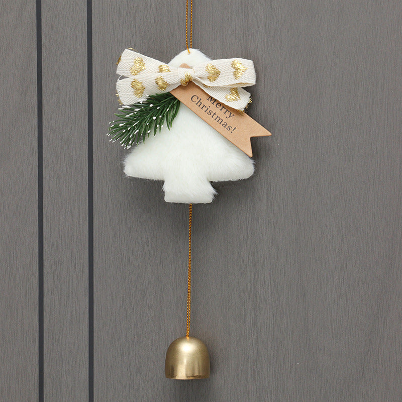 Christmas Tree Jingle Bell Bow Door Decoration