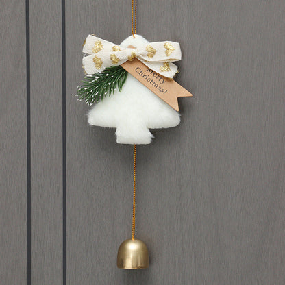 Christmas Tree Jingle Bell Bow Door Decoration