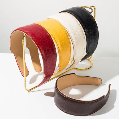 Minimalist Premium Leather Headband for Women