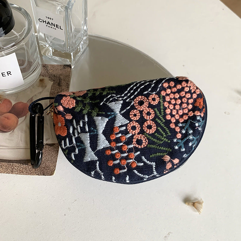 Embroidered AirPods Pro 2 Case with Floral Design