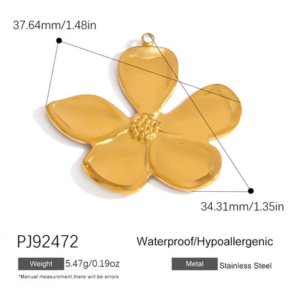 DIY Stainless Steel Jewelry Accessories Colorful Shell Pendant