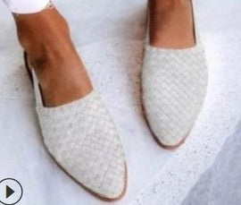 Women'S Pointed Toe Strap Flat Sandals