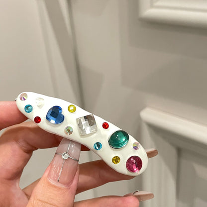 Cute Cartoon Print Resin Hair Clip