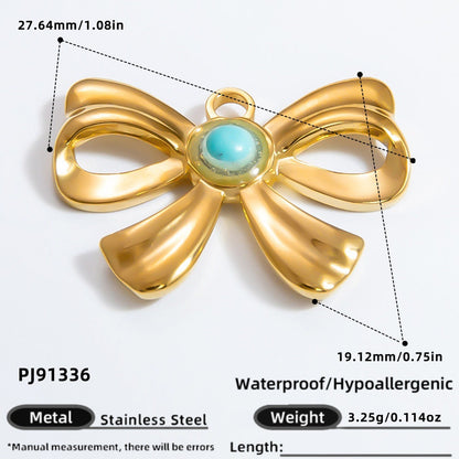 Butterfly Heart Geometric Pendant DIY Jewelry Accessories