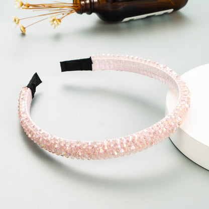 Woven Crystal Headband for Women Stylish Chic Hair Accessory